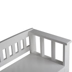 Banc de rangement d'entrée en bois massif de 122 cm