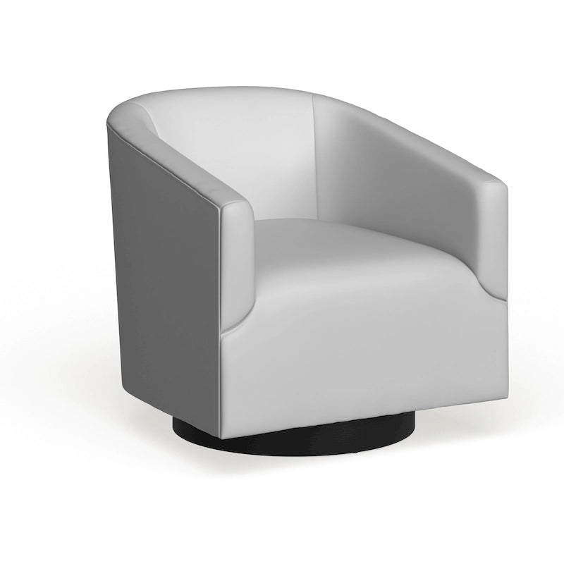 Fauteuil pivotant à piètement en bois