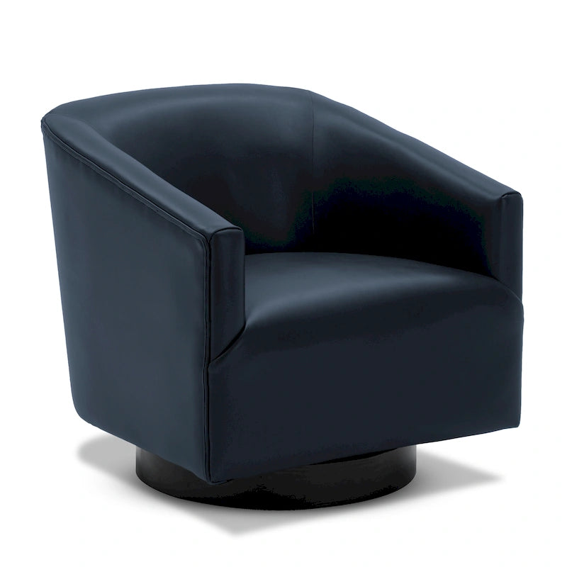 Fauteuil pivotant à piètement en bois