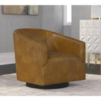 Fauteuil pivotant à piètement en bois