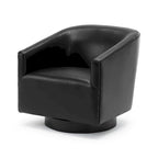 Fauteuil pivotant à piètement en bois