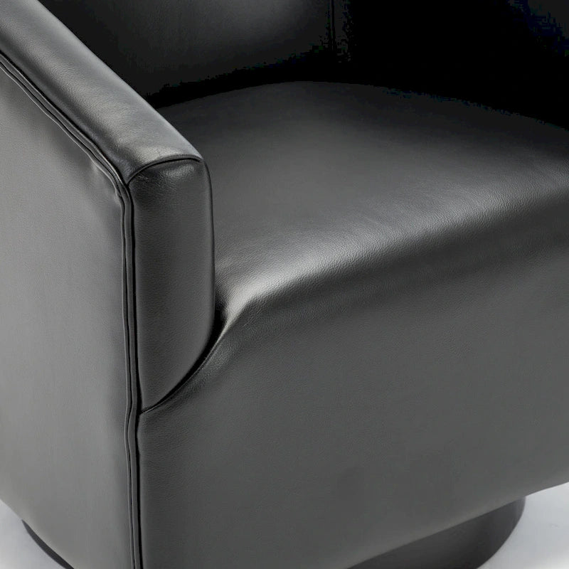 Fauteuil pivotant à piètement en bois