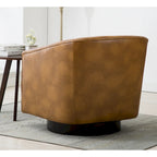 Fauteuil pivotant à piètement en bois