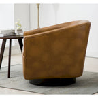 Fauteuil pivotant à piètement en bois