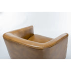 Fauteuil pivotant à piètement en bois