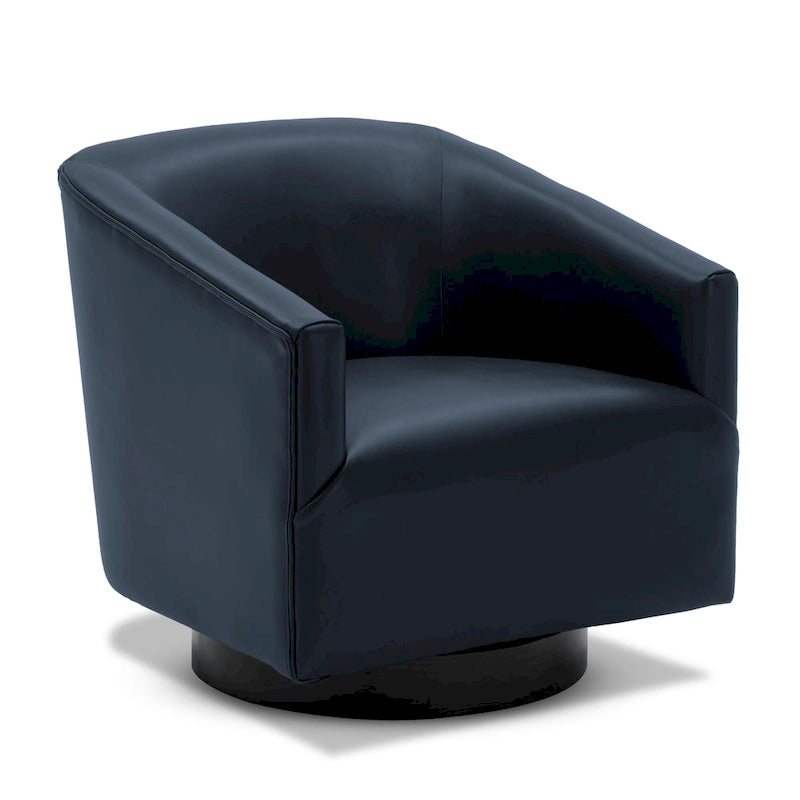 Fauteuil pivotant à piètement en bois