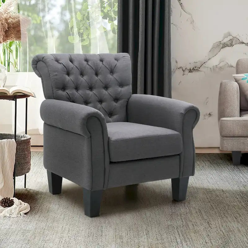 Fauteuil club Accent avec accoudoirs et siège rembourré