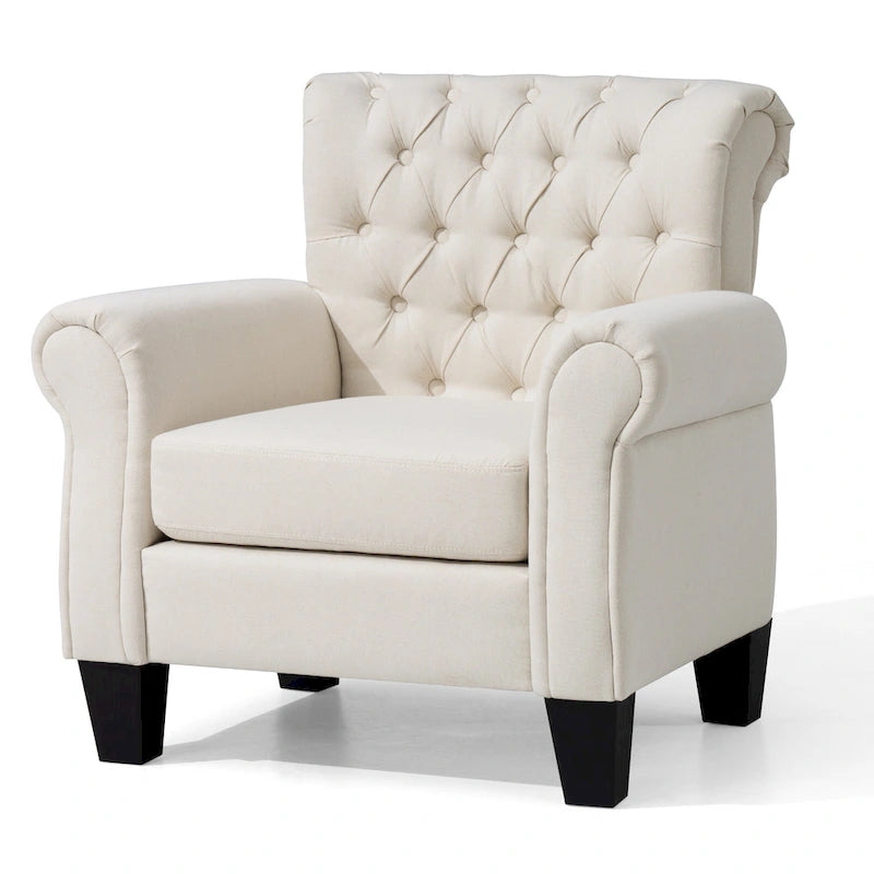 Fauteuil club Accent avec accoudoirs et siège rembourré