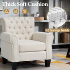 Fauteuil club Accent avec accoudoirs et siège rembourré