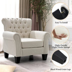 Fauteuil club Accent avec accoudoirs et siège rembourré