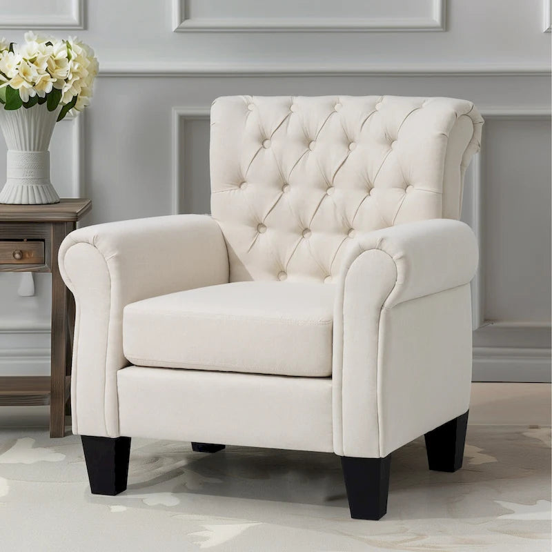 Fauteuil club Accent avec accoudoirs et siège rembourré