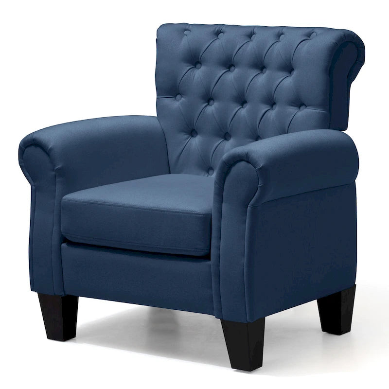 Fauteuil club Accent avec accoudoirs et siège rembourré