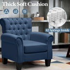 Fauteuil club Accent avec accoudoirs et siège rembourré