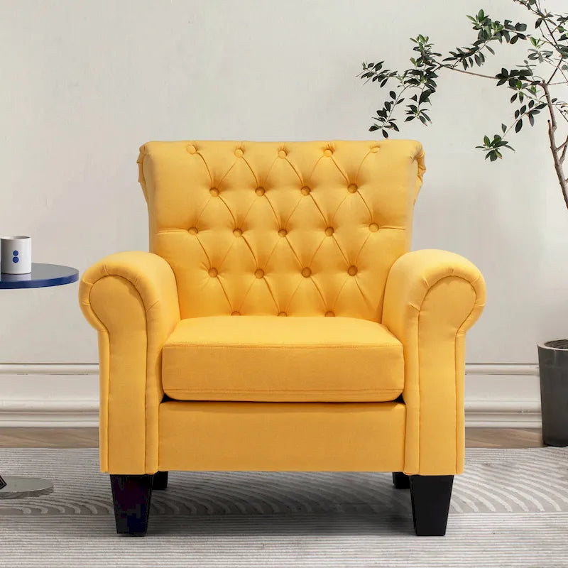 Fauteuil club Accent avec accoudoirs et siège rembourré