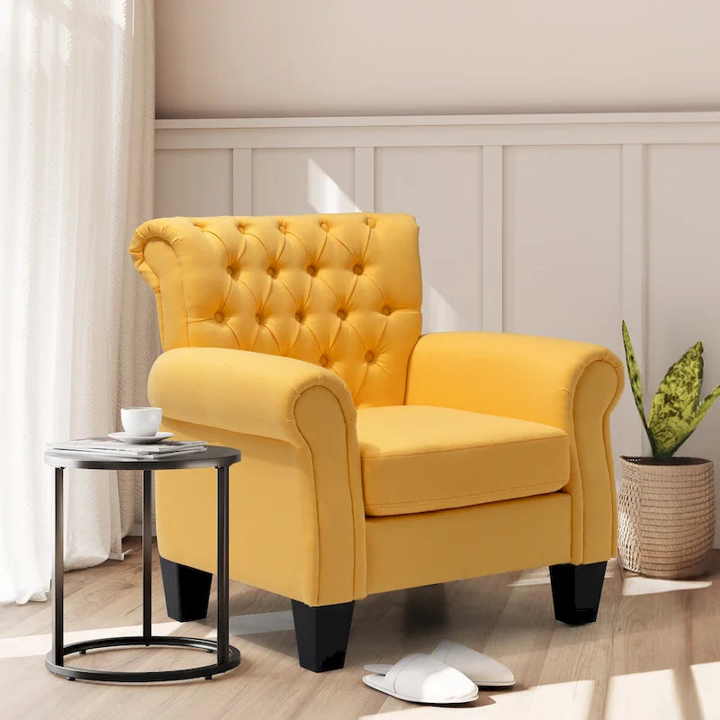 Fauteuil club Accent avec accoudoirs et siège rembourré