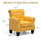 Fauteuil club Accent avec accoudoirs et siège rembourré