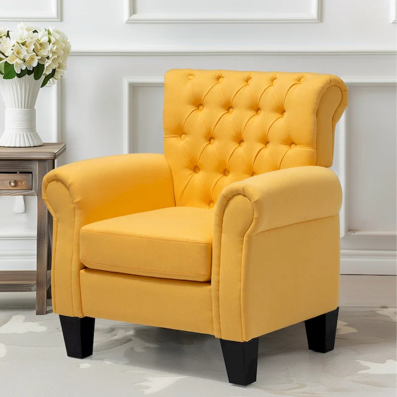 Fauteuil club Accent avec accoudoirs et siège rembourré
