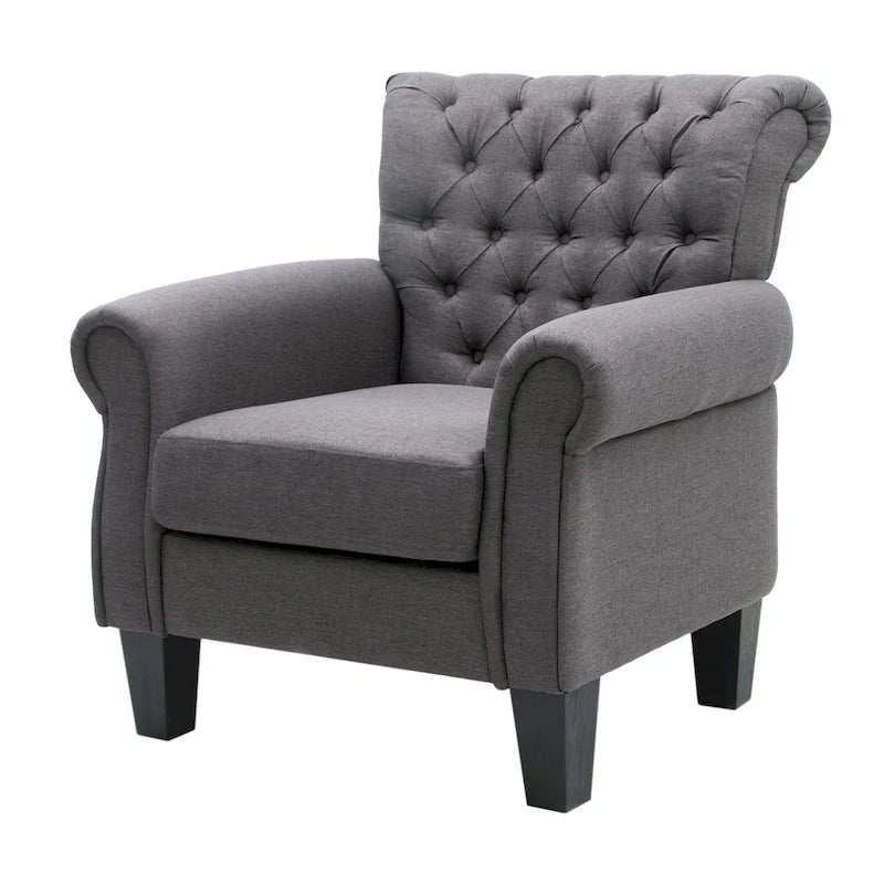 Fauteuil club Accent avec accoudoirs et siège rembourré