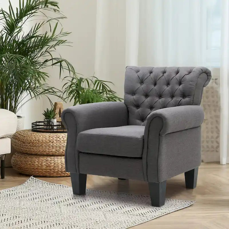 Fauteuil club Accent avec accoudoirs et siège rembourré
