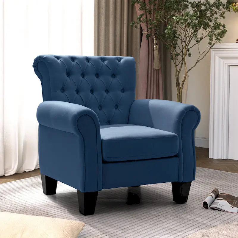 Fauteuil club Accent avec accoudoirs et siège rembourré