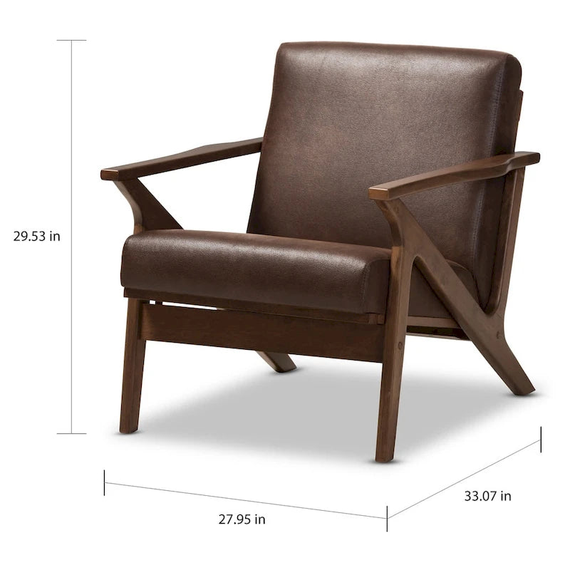 Fauteuil lounge du milieu du siècle
