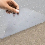 Tapis de protection de sol en PVC à picots pour chaise de bureau et moquette standard