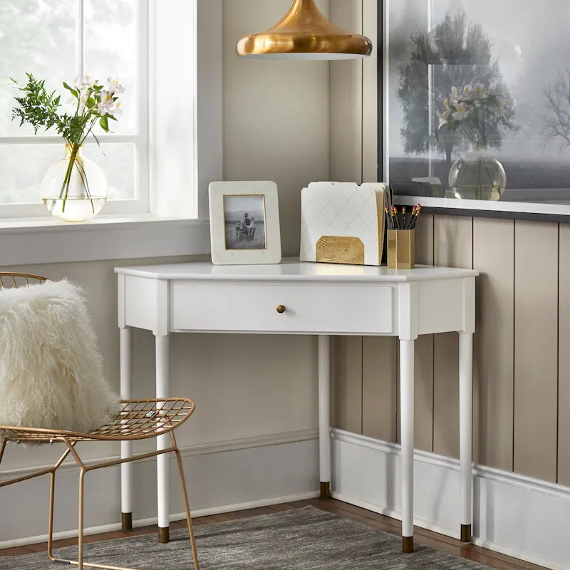 Bureau d'angle milieu de siècle