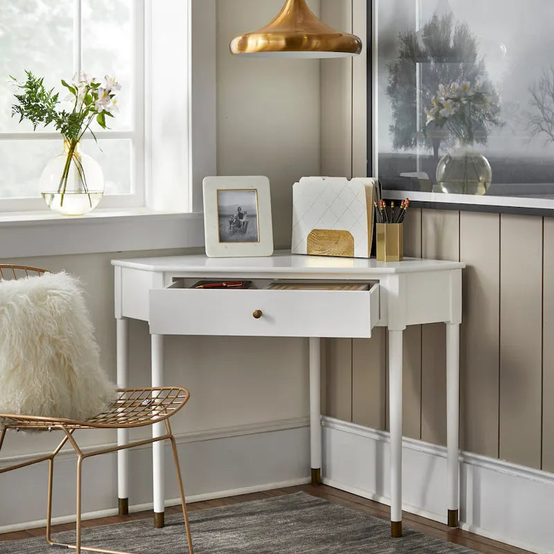 Bureau d'angle milieu de siècle