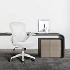 Fauteuil de bureau ergonomique en maille avec base en nylon et mécanisme d'inclinaison