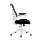 Fauteuil de bureau ergonomique en maille avec base en nylon et mécanisme d'inclinaison