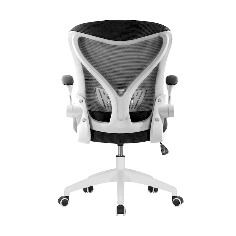 Fauteuil de bureau ergonomique en maille avec base en nylon et mécanisme d'inclinaison