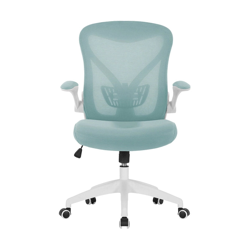 Fauteuil de bureau ergonomique en maille avec base en nylon et mécanisme d'inclinaison