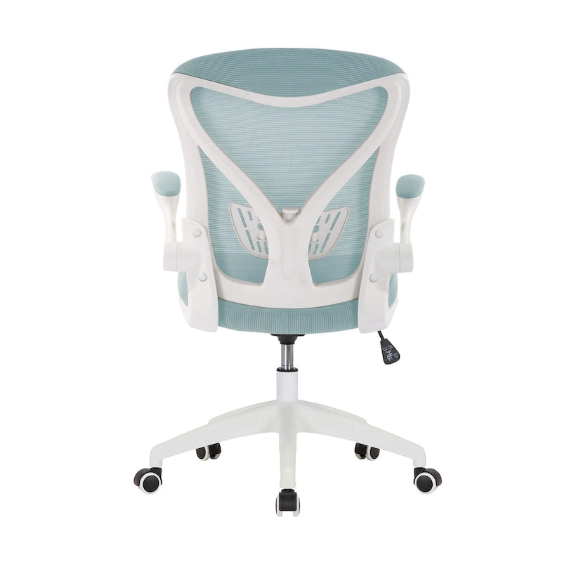 Fauteuil de bureau ergonomique en maille avec base en nylon et mécanisme d'inclinaison