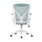 Fauteuil de bureau ergonomique en maille avec base en nylon et mécanisme d'inclinaison