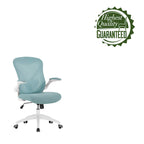 Fauteuil de bureau ergonomique en maille avec base en nylon et mécanisme d'inclinaison