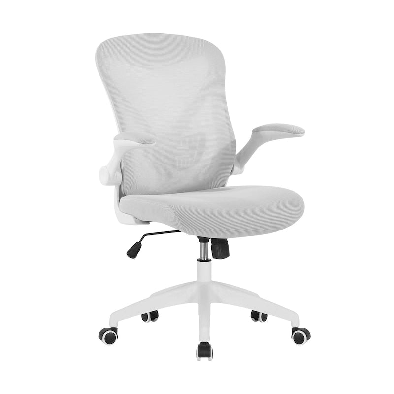 Fauteuil de bureau ergonomique en maille avec base en nylon et mécanisme d'inclinaison