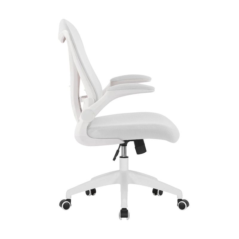 Fauteuil de bureau ergonomique en maille avec base en nylon et mécanisme d'inclinaison