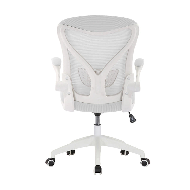 Fauteuil de bureau ergonomique en maille avec base en nylon et mécanisme d'inclinaison