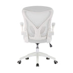 Fauteuil de bureau ergonomique en maille avec base en nylon et mécanisme d'inclinaison