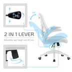 Fauteuil de bureau ergonomique en maille avec base en nylon et mécanisme d'inclinaison
