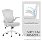 Fauteuil de bureau ergonomique en maille avec base en nylon et mécanisme d'inclinaison