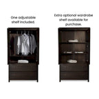 Armoire 2 portes Shaker en bois massif