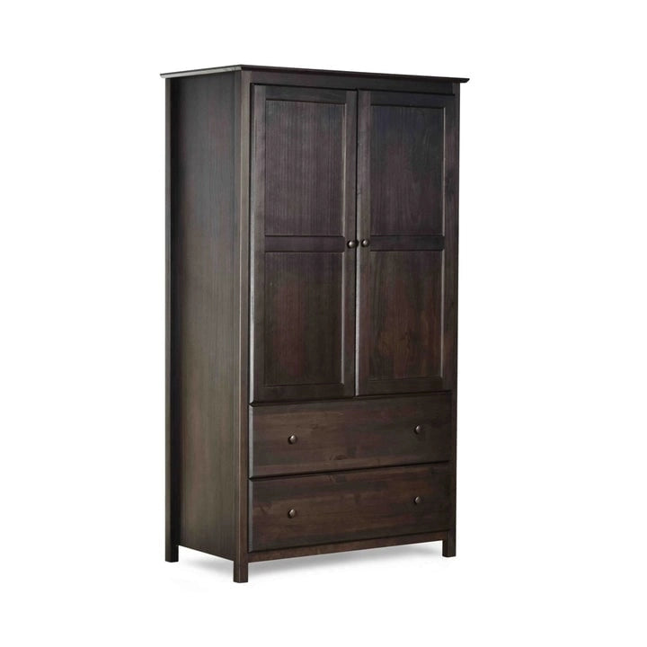 Armoire 2 portes Shaker en bois massif
