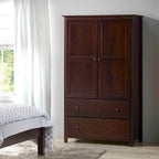 Armoire 2 portes Shaker en bois massif