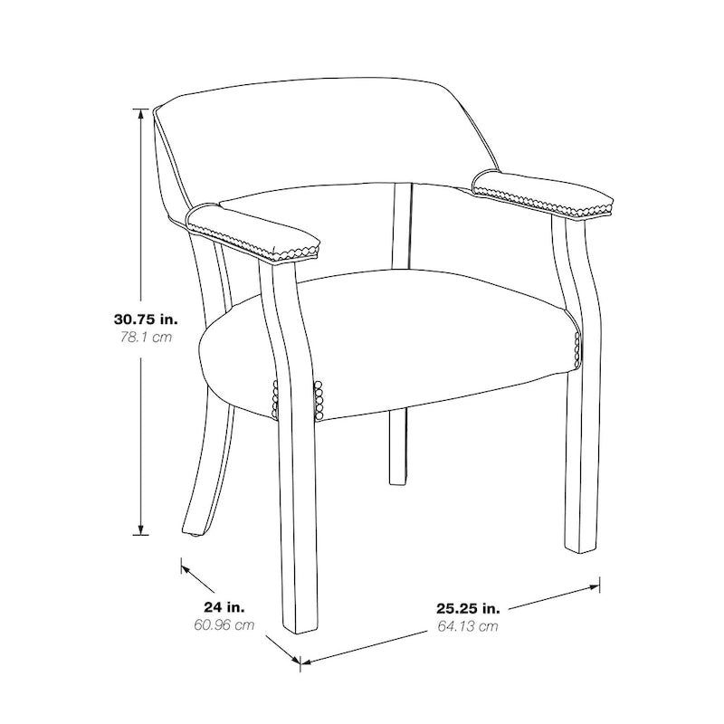 Chaise visiteur traditionnelle