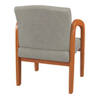 Chaise visiteur en bois finition chêne moyen