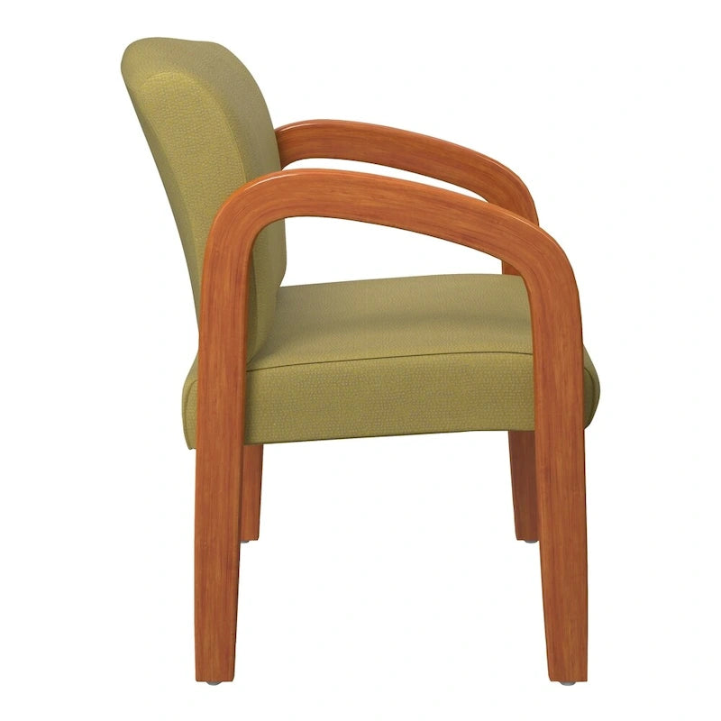 Chaise visiteur en bois finition chêne moyen