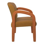 Chaise visiteur en bois finition chêne moyen