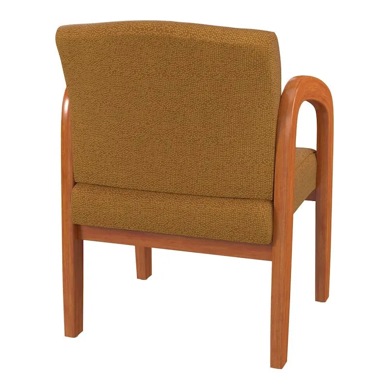 Chaise visiteur en bois finition chêne moyen
