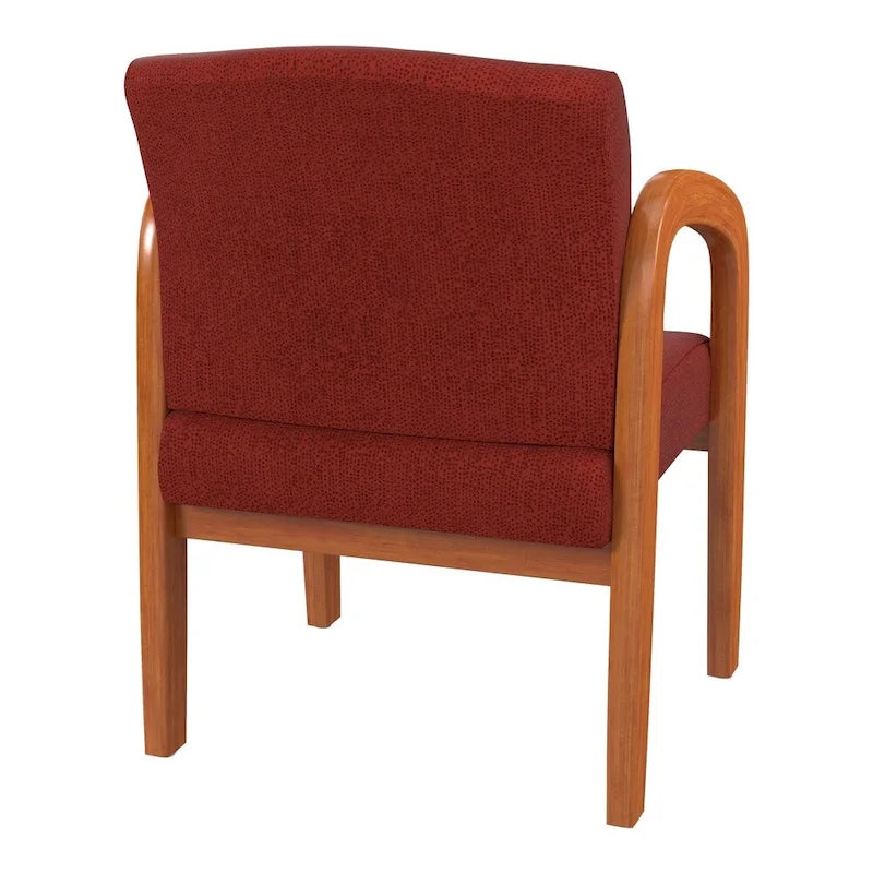 Chaise visiteur en bois finition chêne moyen